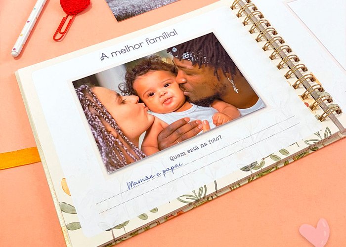 Livro do bebê personalizado