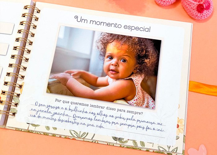 Livro do bebê personalizado