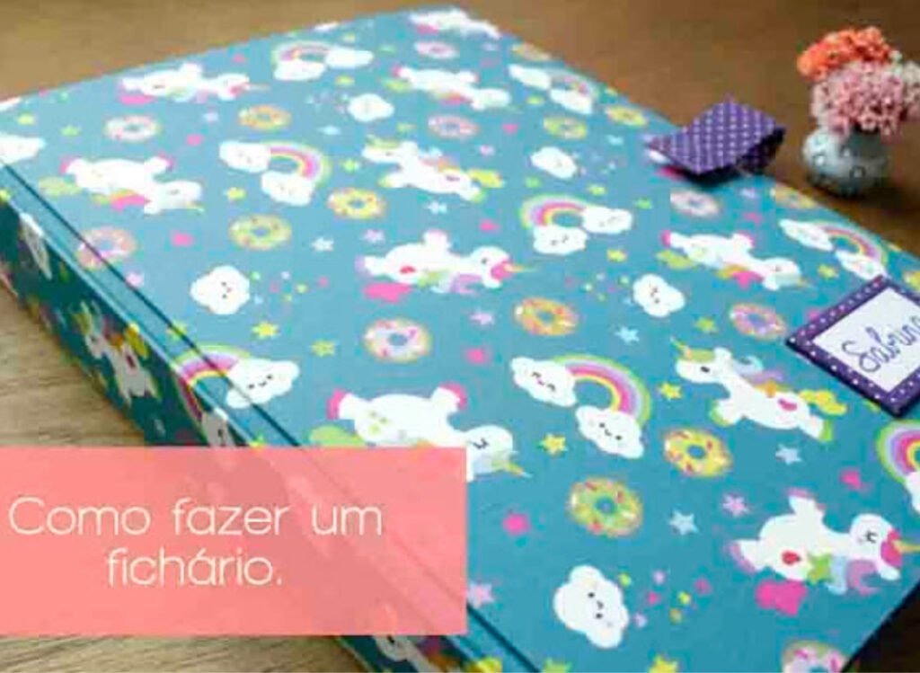 Como fazer um fichário