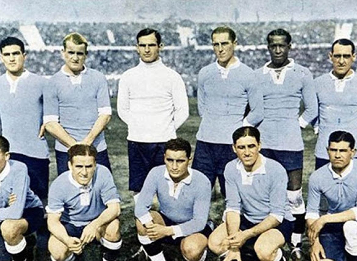Seleção uruguaia bicampeã mundial
