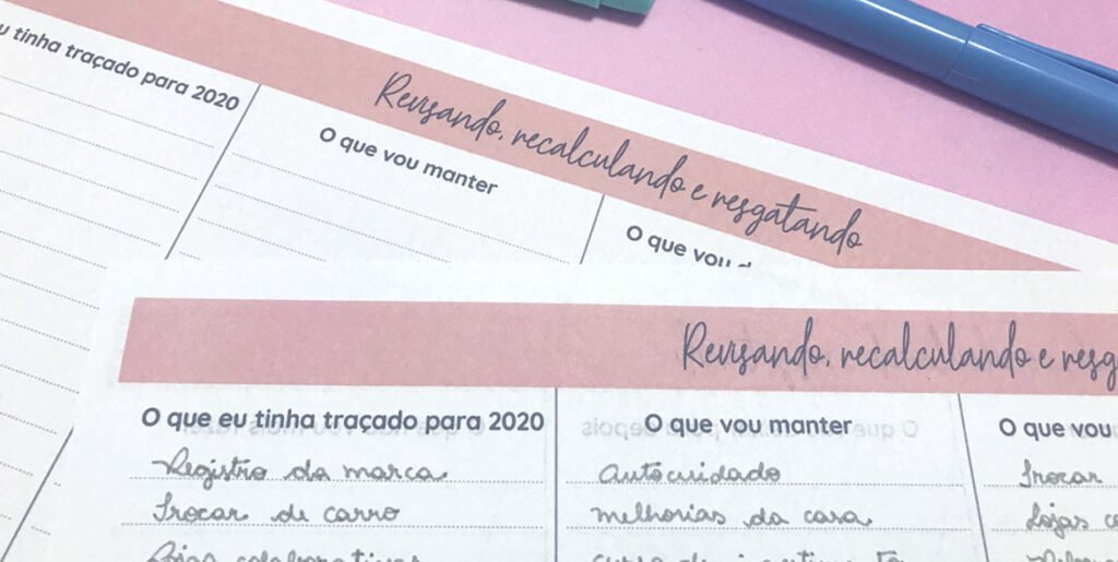 Exercício Recalculando a Rota de 2020